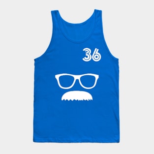 Davis Schneider Mustache Fan Art Public Domain Clip Art Not Subject To Copyright Blue Jays Tank Top